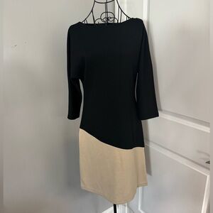 Dana Buchman Colorblock Ponte Shift Dress Size XS
